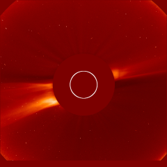 Image of solar wind