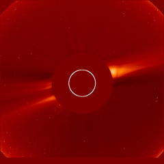 Image of solar wind