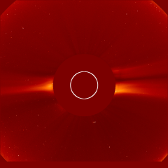 Image of solar wind