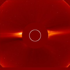 Image of solar wind