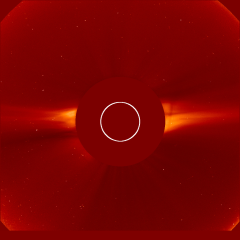 Image of solar wind