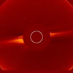 Image of solar wind