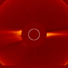 Image of solar wind