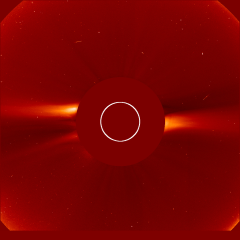 Image of solar wind