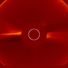 Image of solar wind