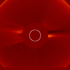 Image of solar wind