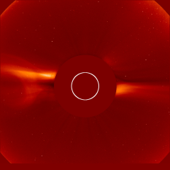 Image of solar wind