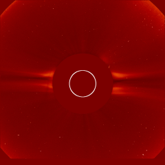 Image of solar wind