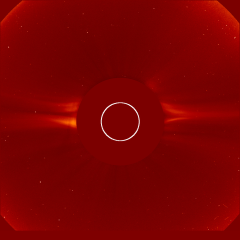 Image of solar wind