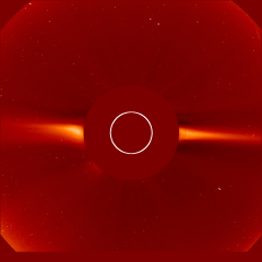 Image of solar wind