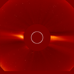 Image of solar wind