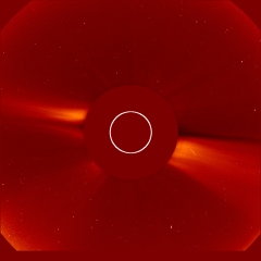 Image of solar wind