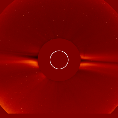 Image of solar wind