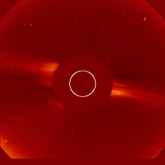 Image of solar wind