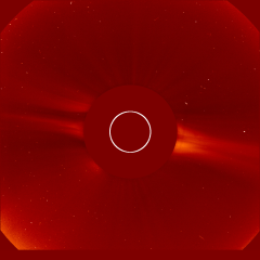 Image of solar wind