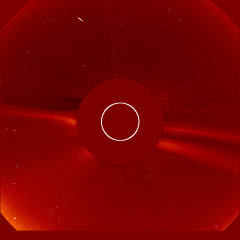 Image of solar wind