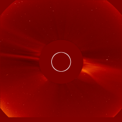 Image of solar wind