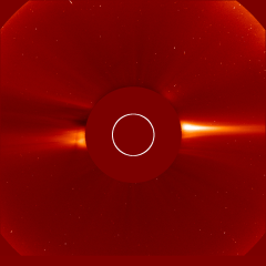 Image of solar wind