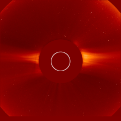 Image of solar wind