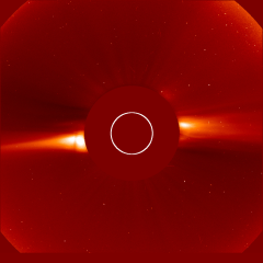 Image of solar wind