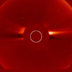 Image of solar wind