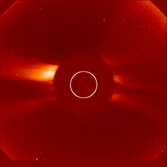 Image of solar wind