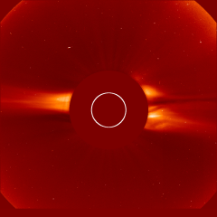 Image of solar wind