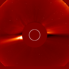 Image of solar wind