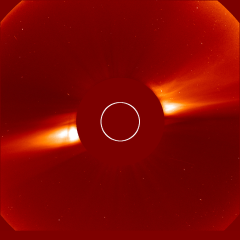 Image of solar wind