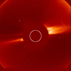 Image of solar wind