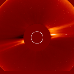 Image of solar wind