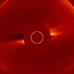 Image of solar wind