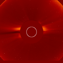 Image of solar wind