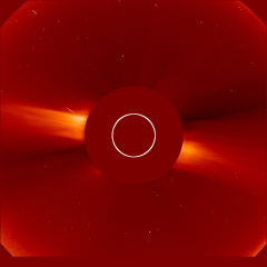 Image of solar wind