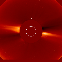 Image of solar wind