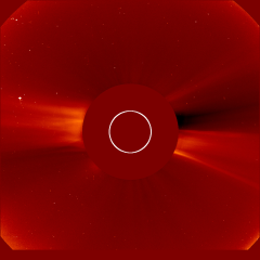 Image of solar wind