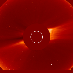 Image of solar wind