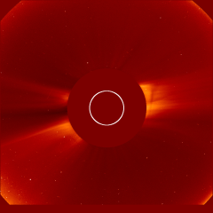 Image of solar wind