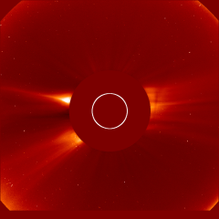 Image of solar wind