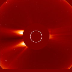 Image of solar wind