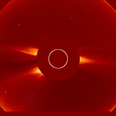 Image of solar wind