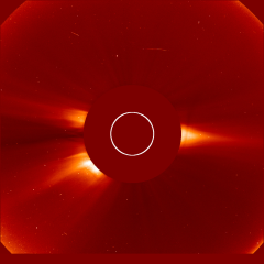 Image of solar wind