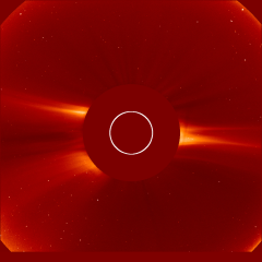 Image of solar wind