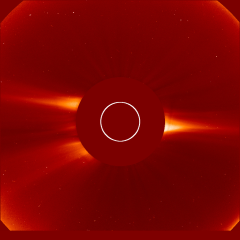 Image of solar wind