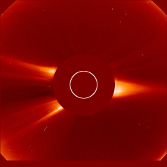 Image of solar wind