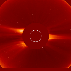 Image of solar wind