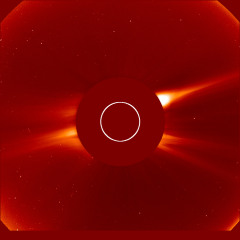 Image of solar wind