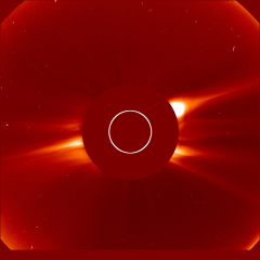 Image of solar wind