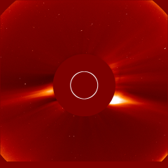 Image of solar wind