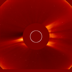 Image of solar wind